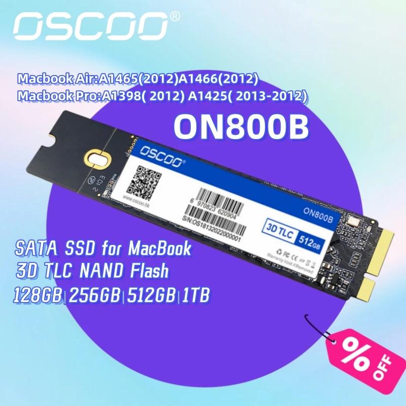 OSCOO  ϵ ̺ SATA SSD, ƺ 2012 A1465 A1466 EMC2258 2259 ƺ  A1398 A1425, 256GB 512GB 1TB 3D TLC SSD